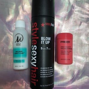 Volume hair care set of three